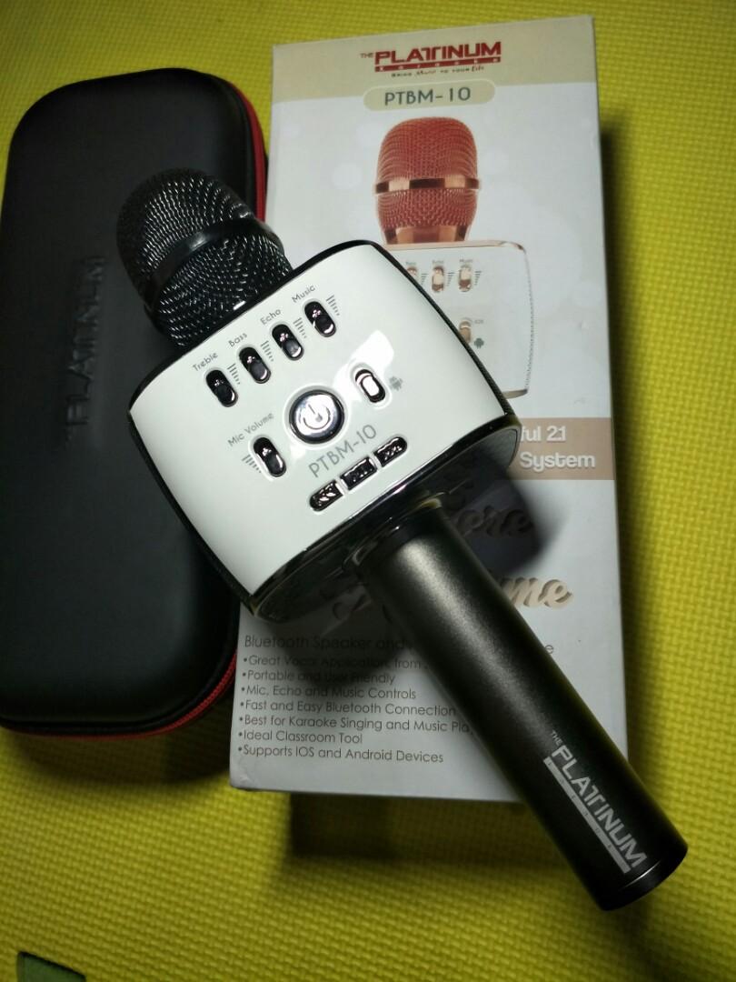 Platinum shop bluetooth microphone