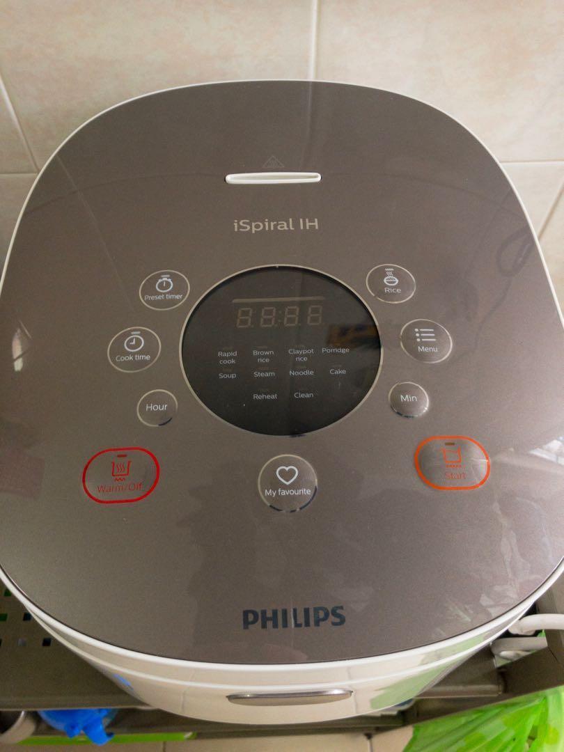 Philips HD3175/62 Avance Collection Rice Cooker, TV & Home Appliances