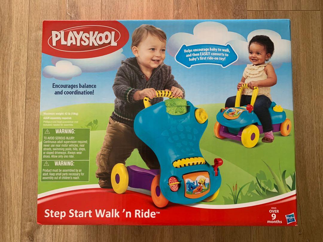 playskool step start walk n ride