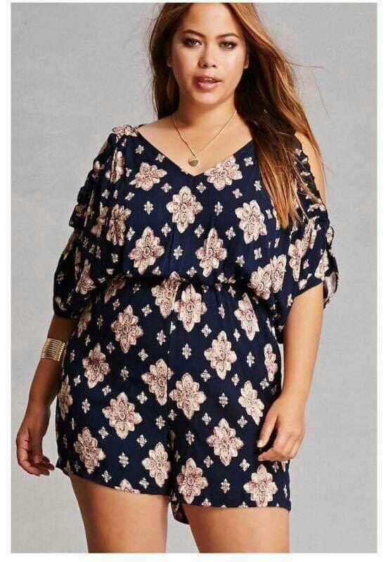 plus size romper shorts