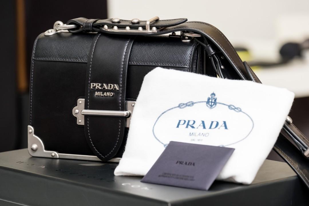 prada bag with silver hardware
