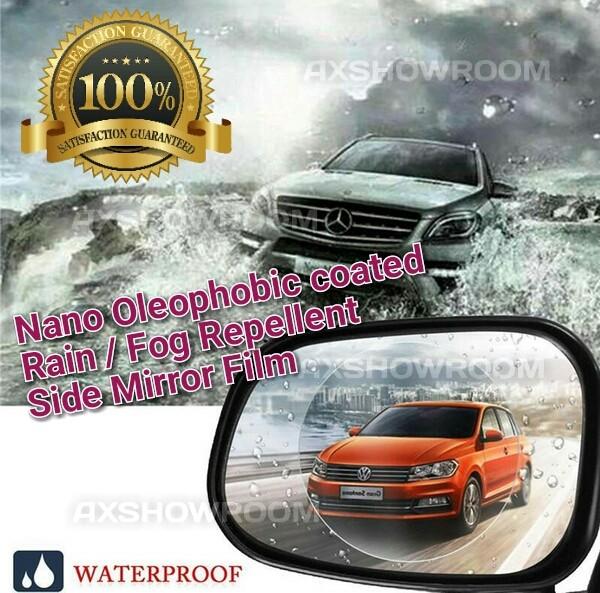 thumbnail image 2 of Rain Repellent For Side Mirrors - 2-Pack Exterior Mirror Wind Deflectors 2 of 6