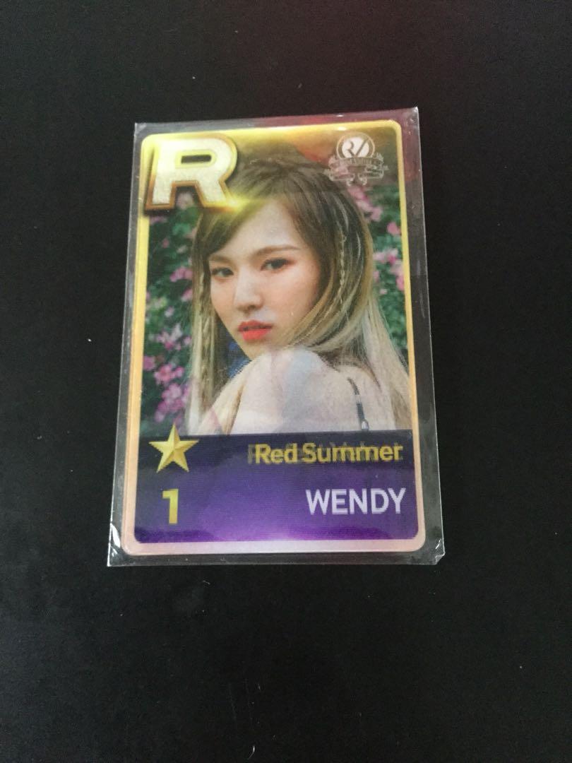 Red Velvet Wendy Superstar SmTown Lenticular Magnet, Entertainment, K-Wave  on Carousell
