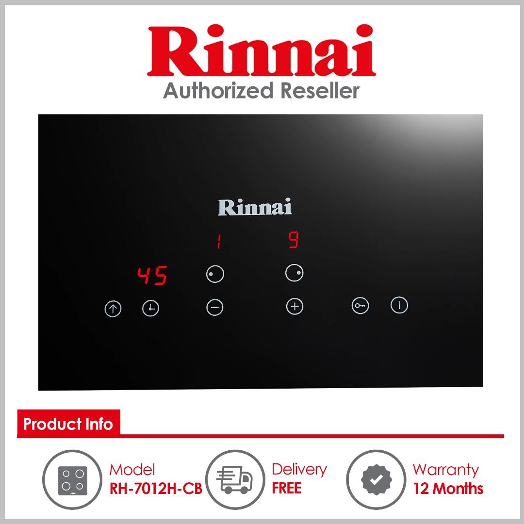 Rinnai (RB7012HCB) 2 Zone Induction Hob, TV & Home Appliances