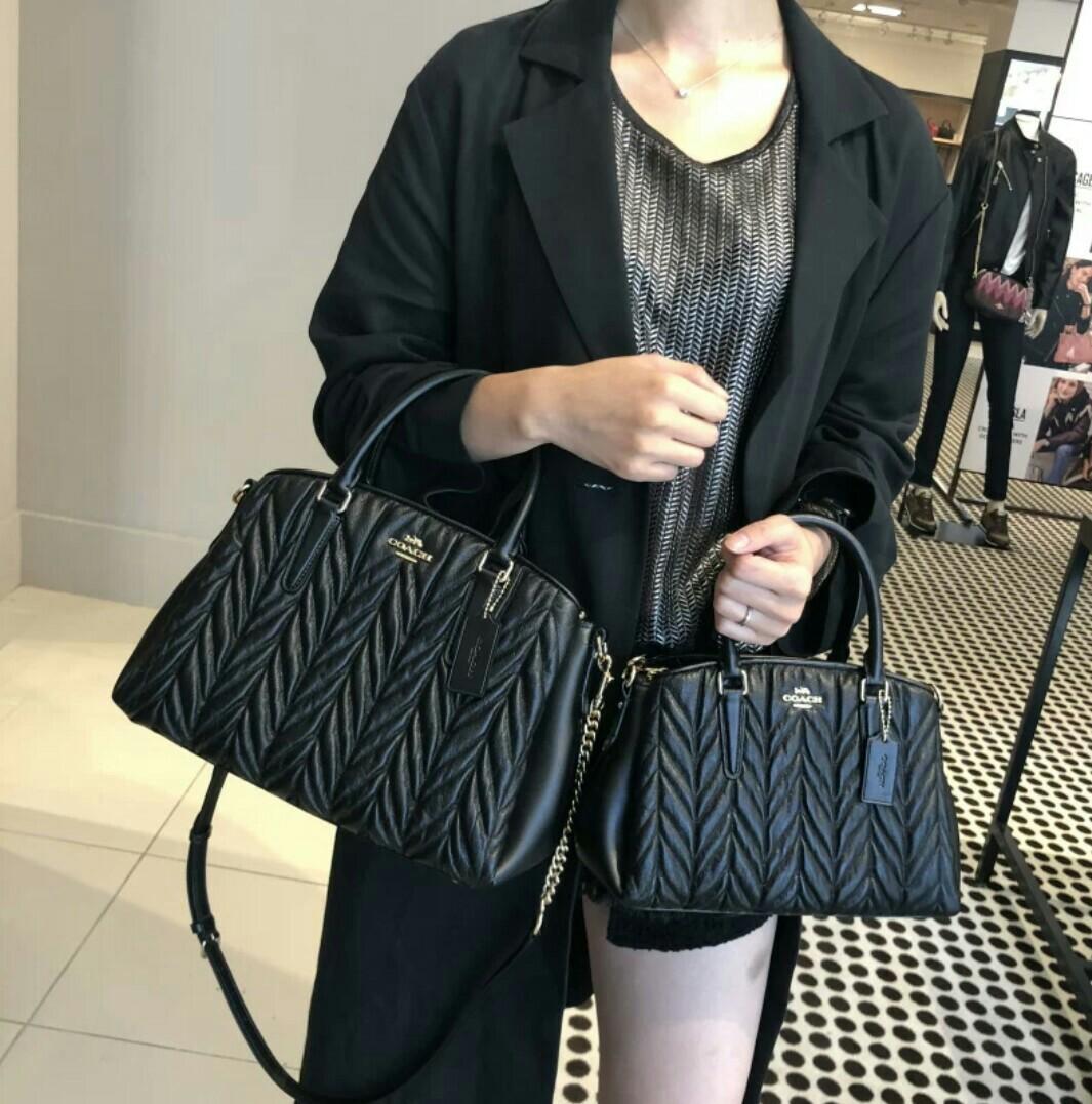 coach sage carryall with quilting