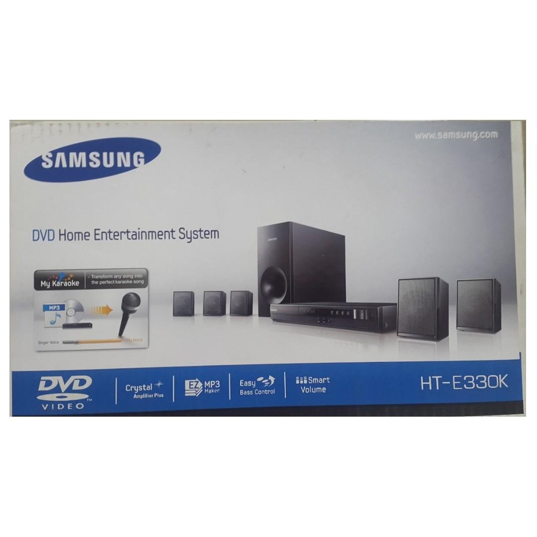 Samsung Home Entertainment System HTE330K Karaoke Home Theatre System