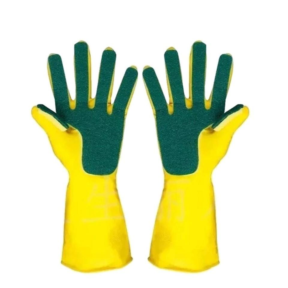 latex dishwashing gloves