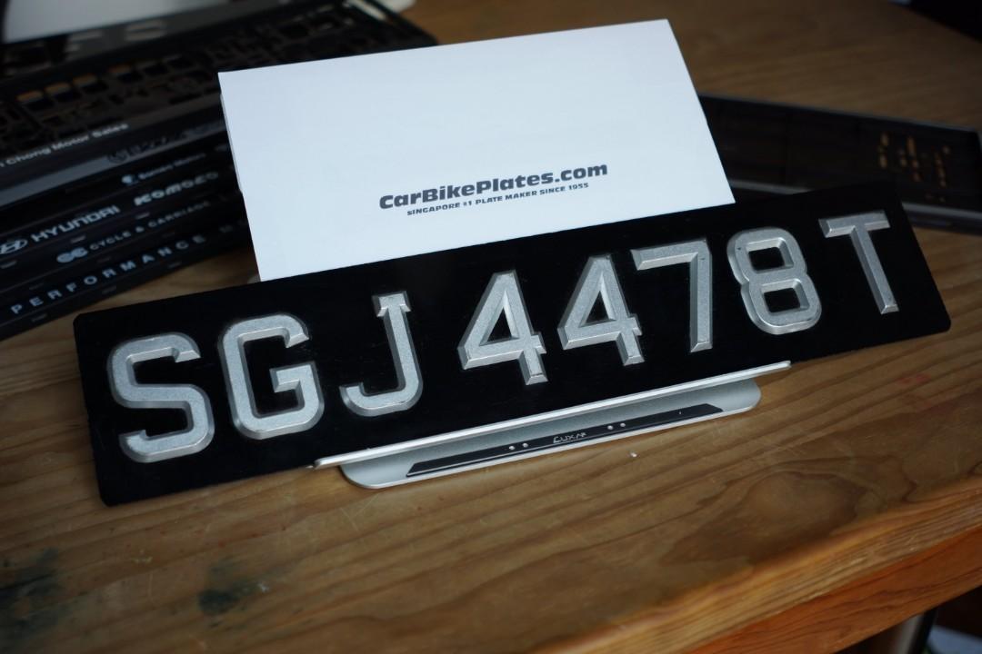 Silver 3d Number Plate Legal Car Accessories Car Plates On Carousell