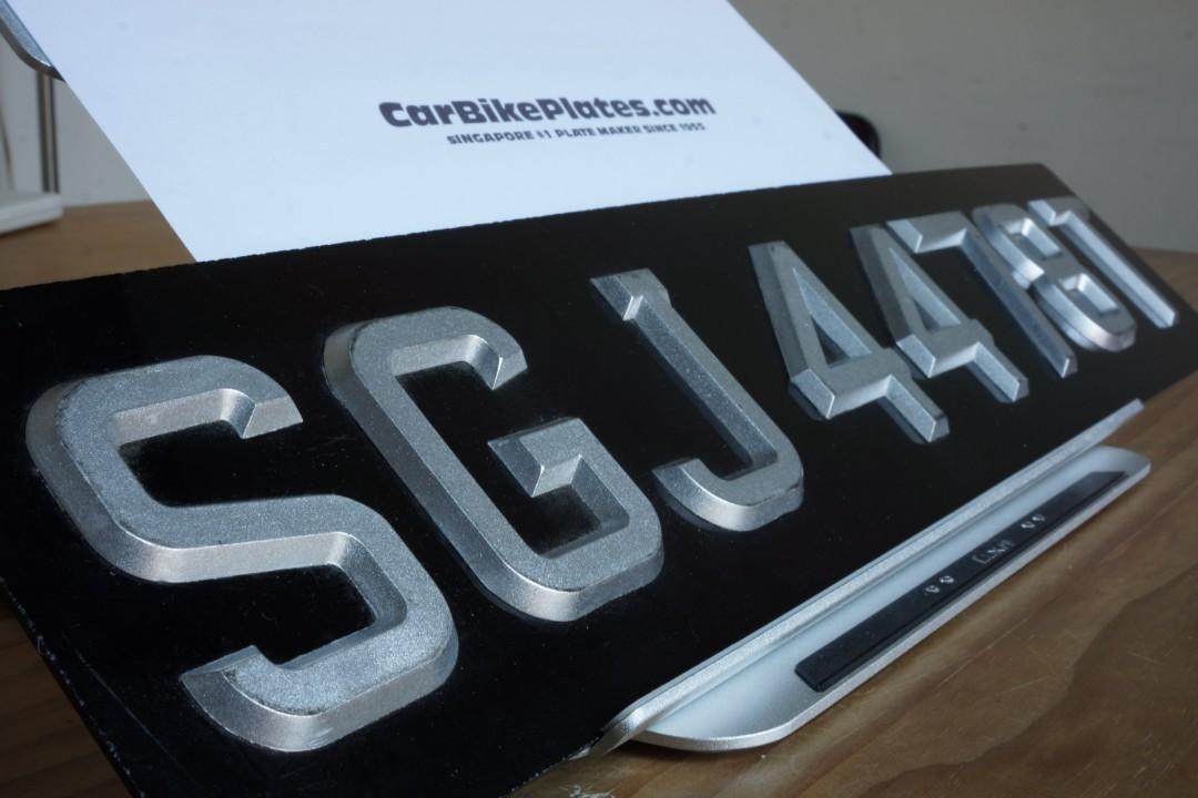 Silver 3d Number Plate Legal Car Accessories Car Plates On Carousell