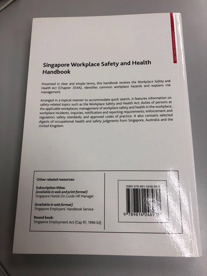 Singapore Workplace Safety and Health Handbook, Books & Stationery