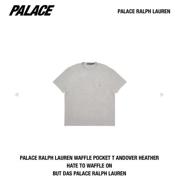 palace ralph lauren waffle tee