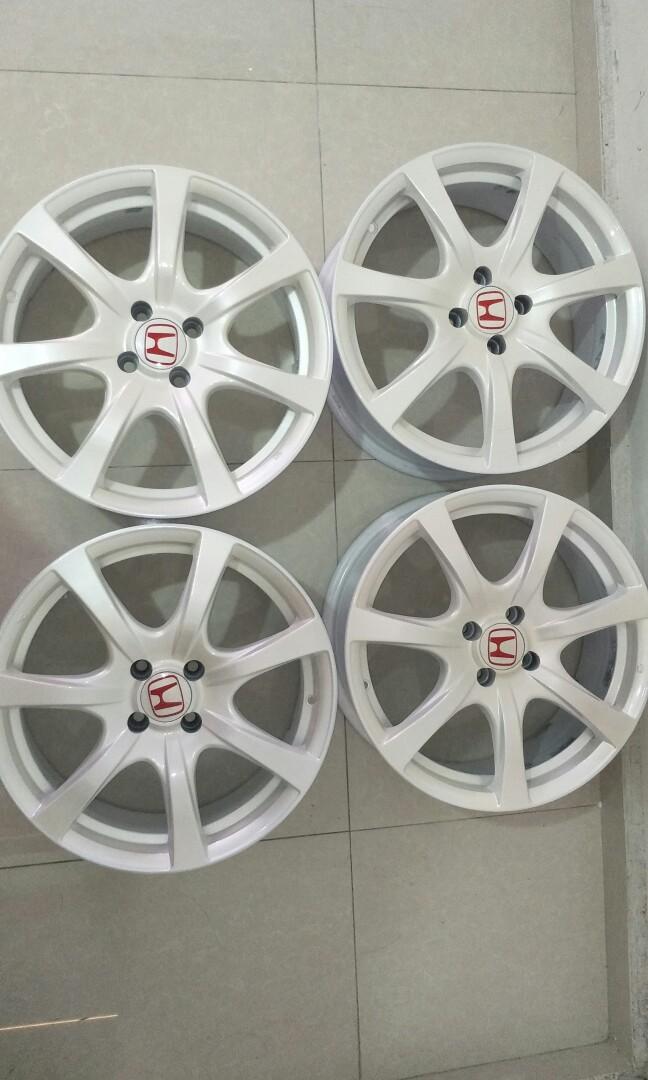 Sport Rim 17 Honda Type R City Jazz Ek Eg Ej, Auto Accessories on Carousell