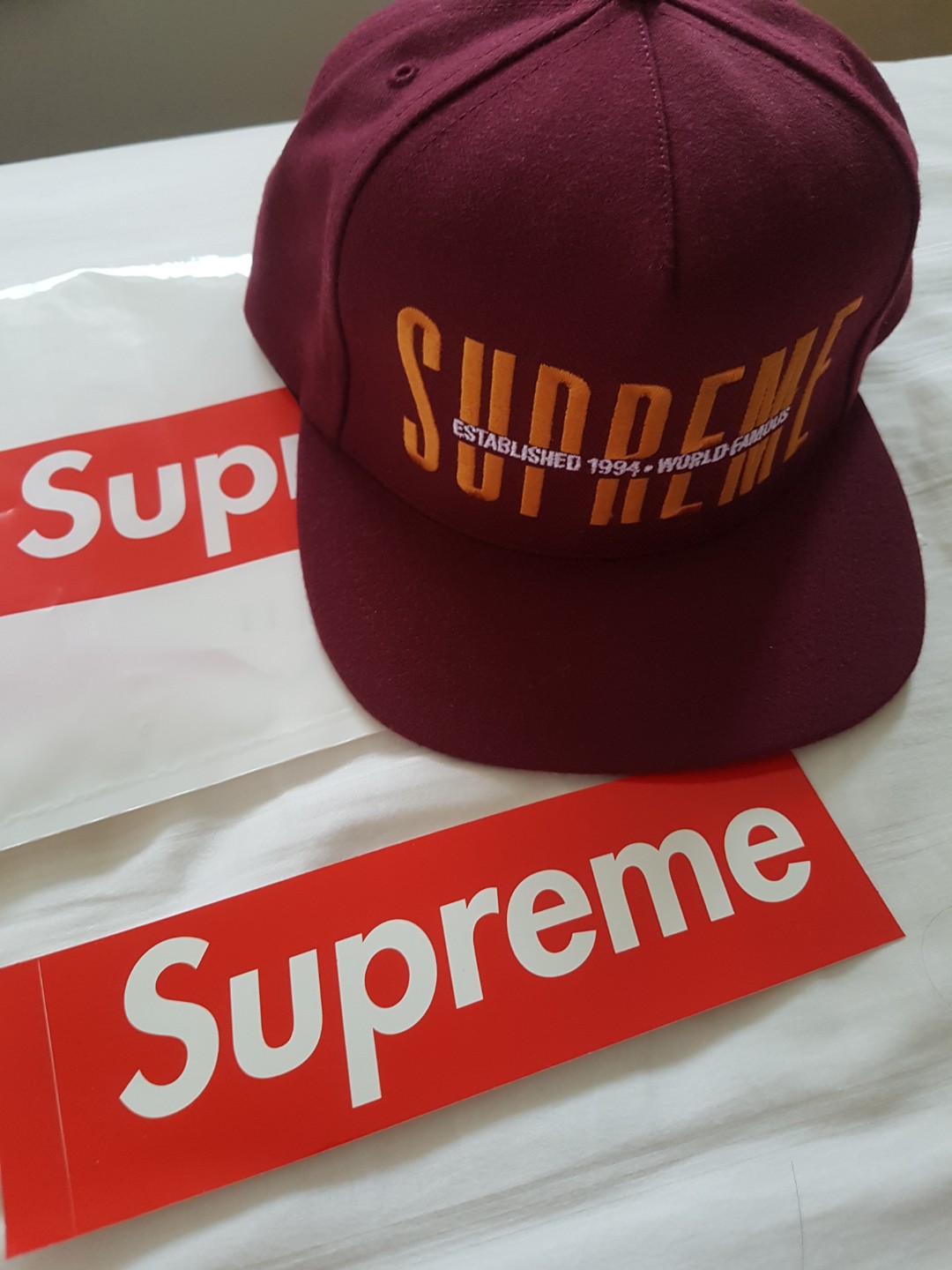 supreme strapback cap
