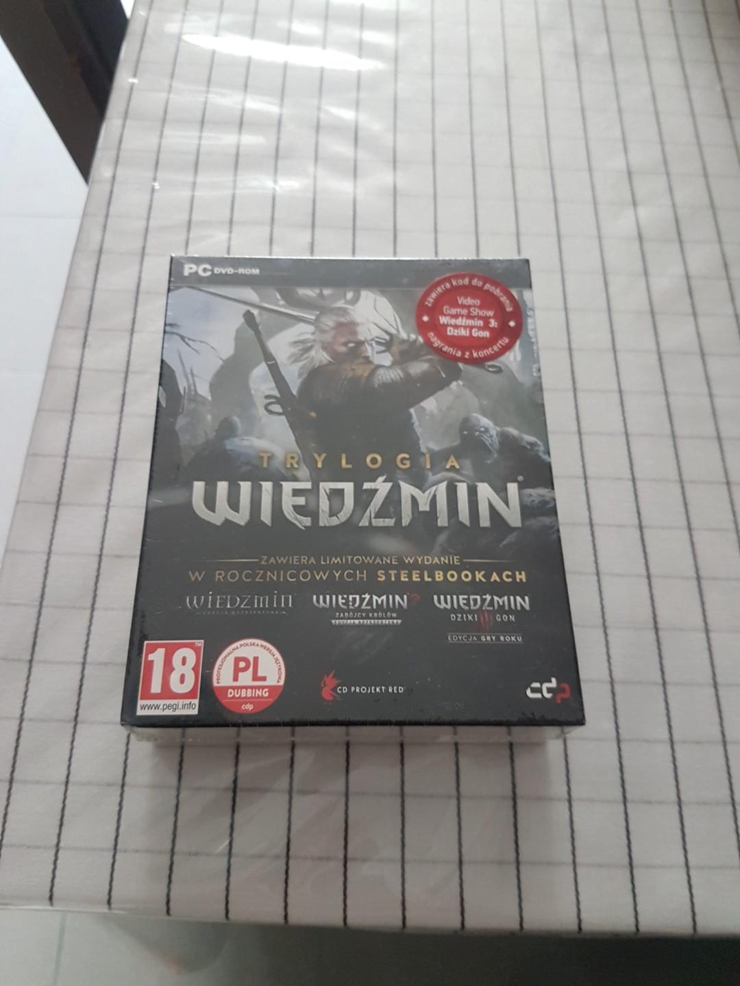 The Witcher Trilogy Toys Games Video Gaming Video Games On Carousell