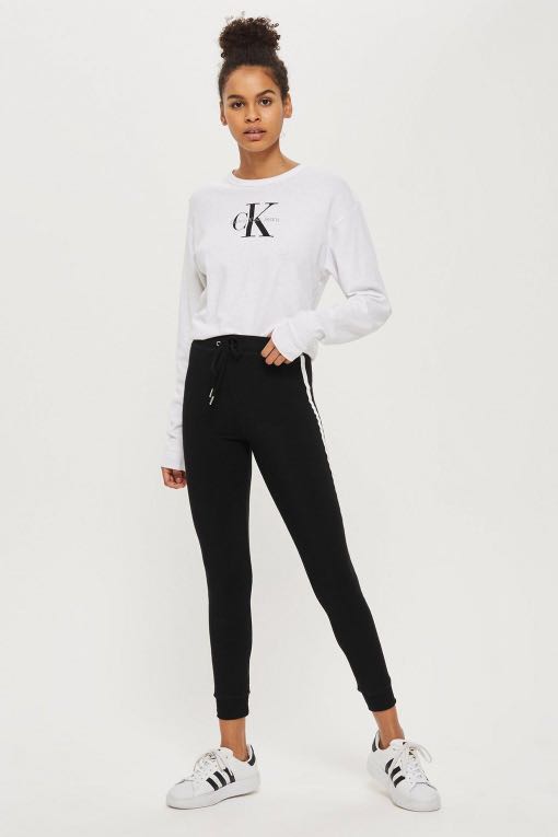 topshop joggers black