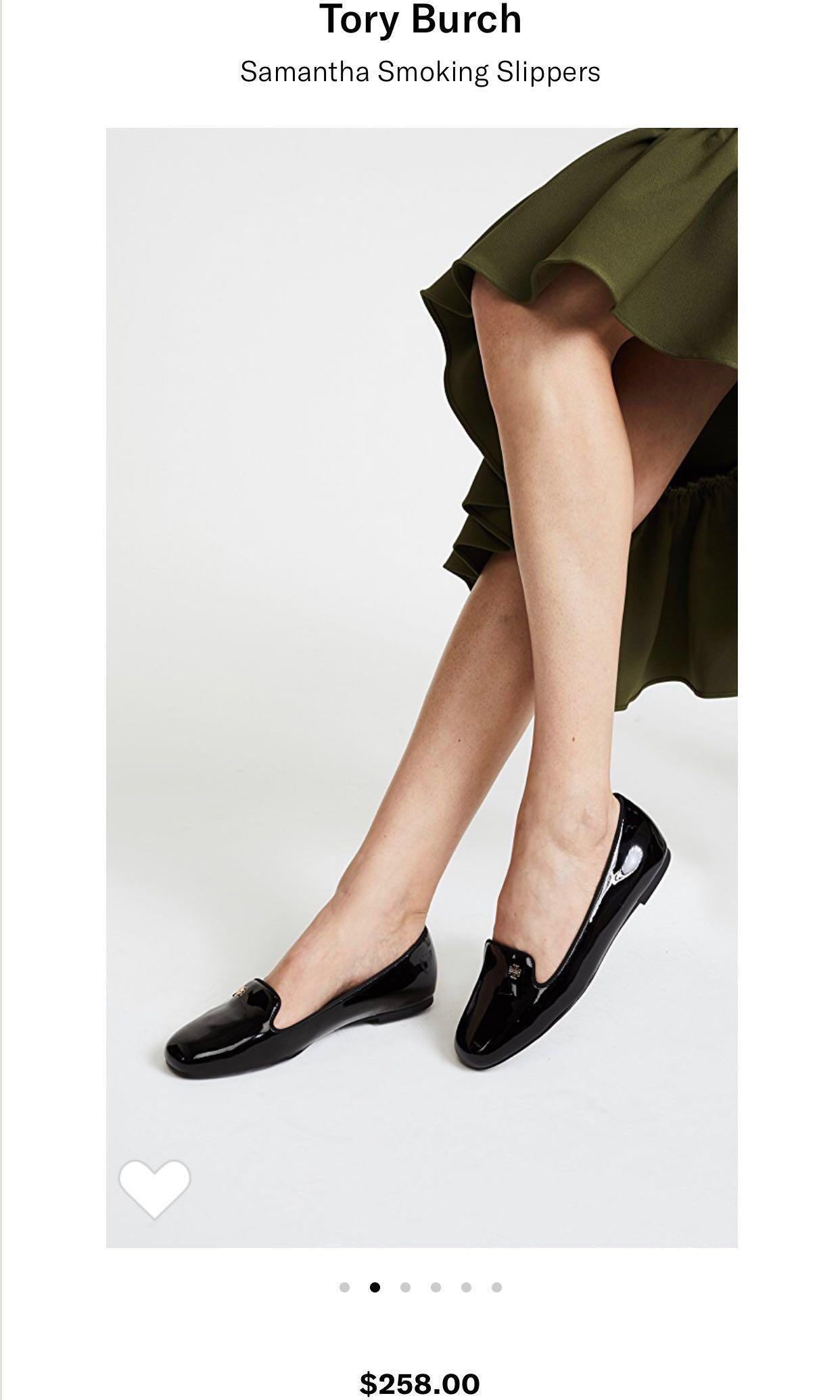 Samantha smoking gamechanger slipper tory burch