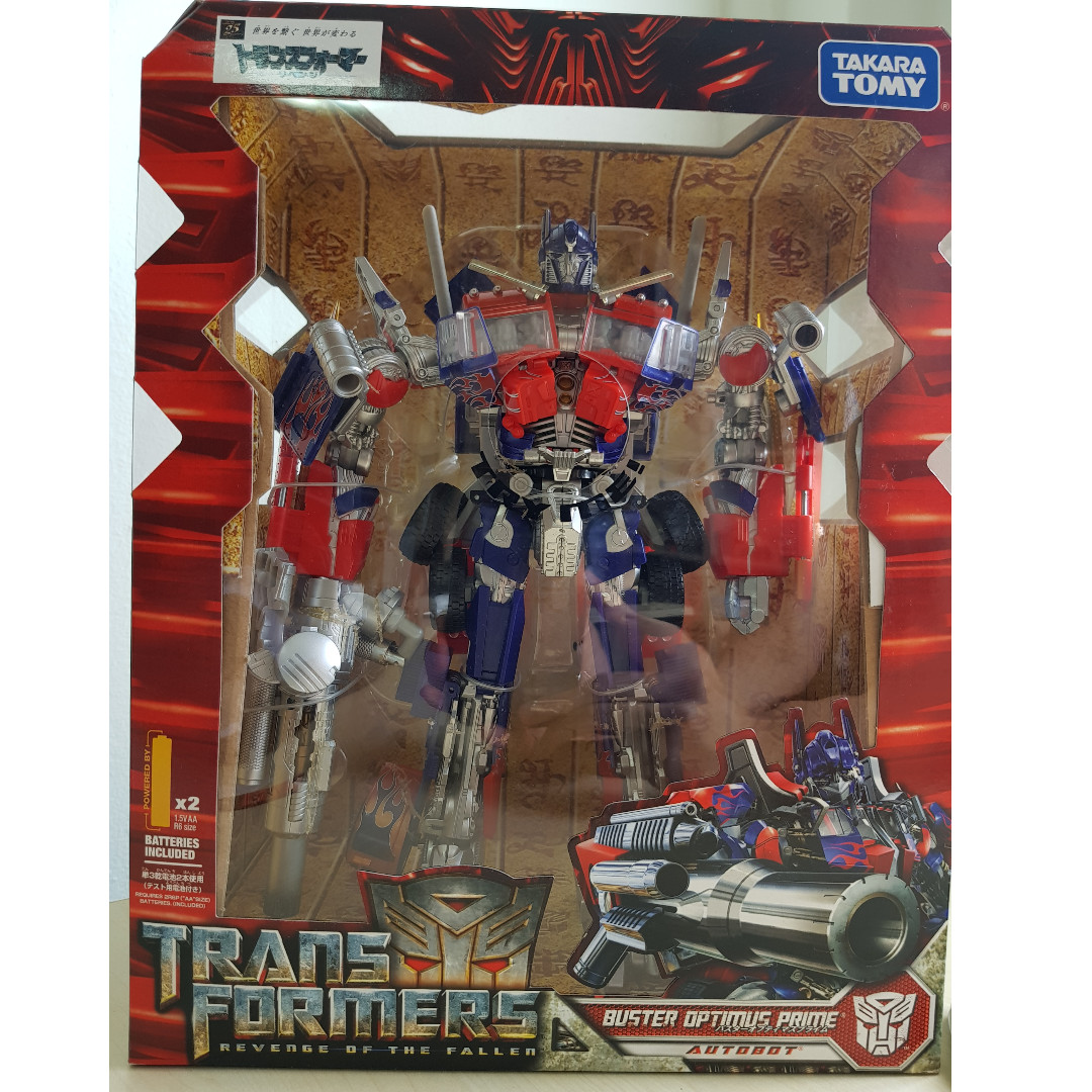 Transformers Buster Rotf Optimus Prime Toys Games Bricks Figurines On Carousell