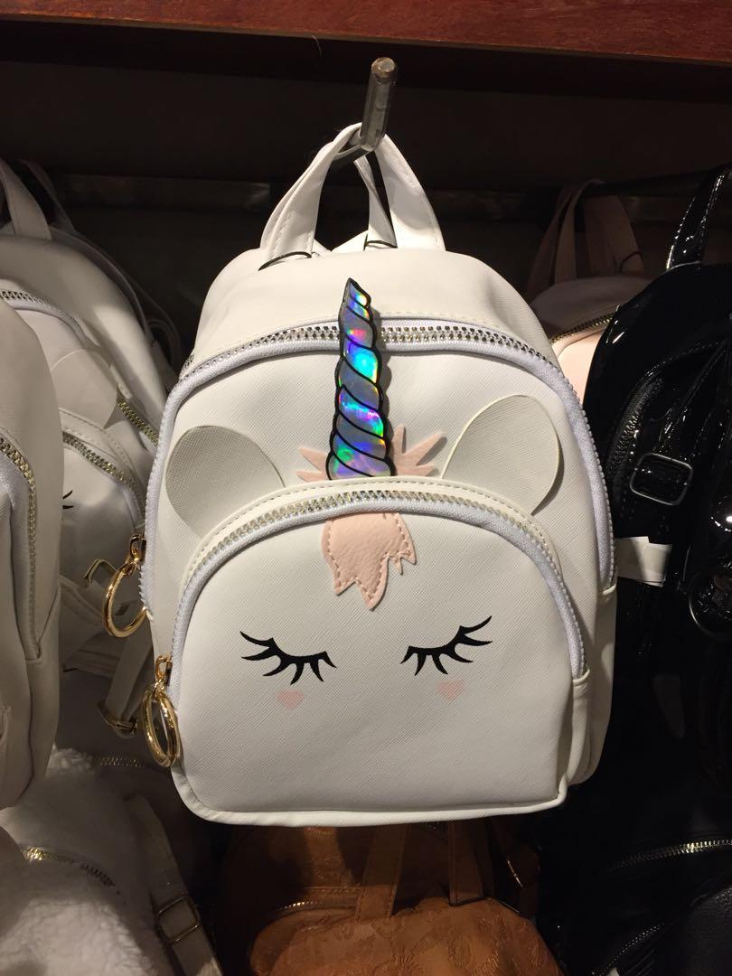Typo Backpack Unicorn Barang Mewah Tas Dompet Di Carousell