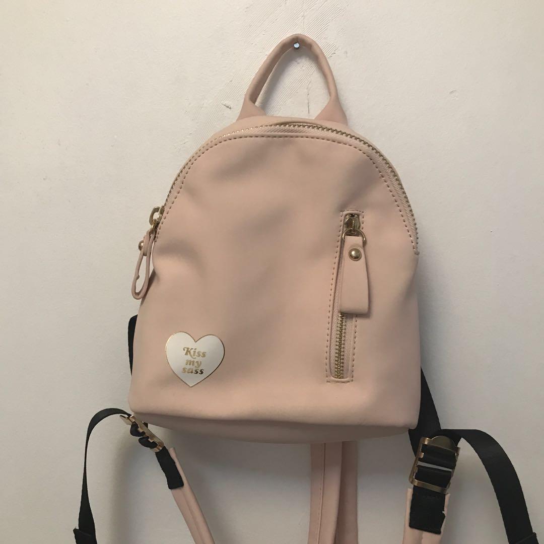 mini backpack typo