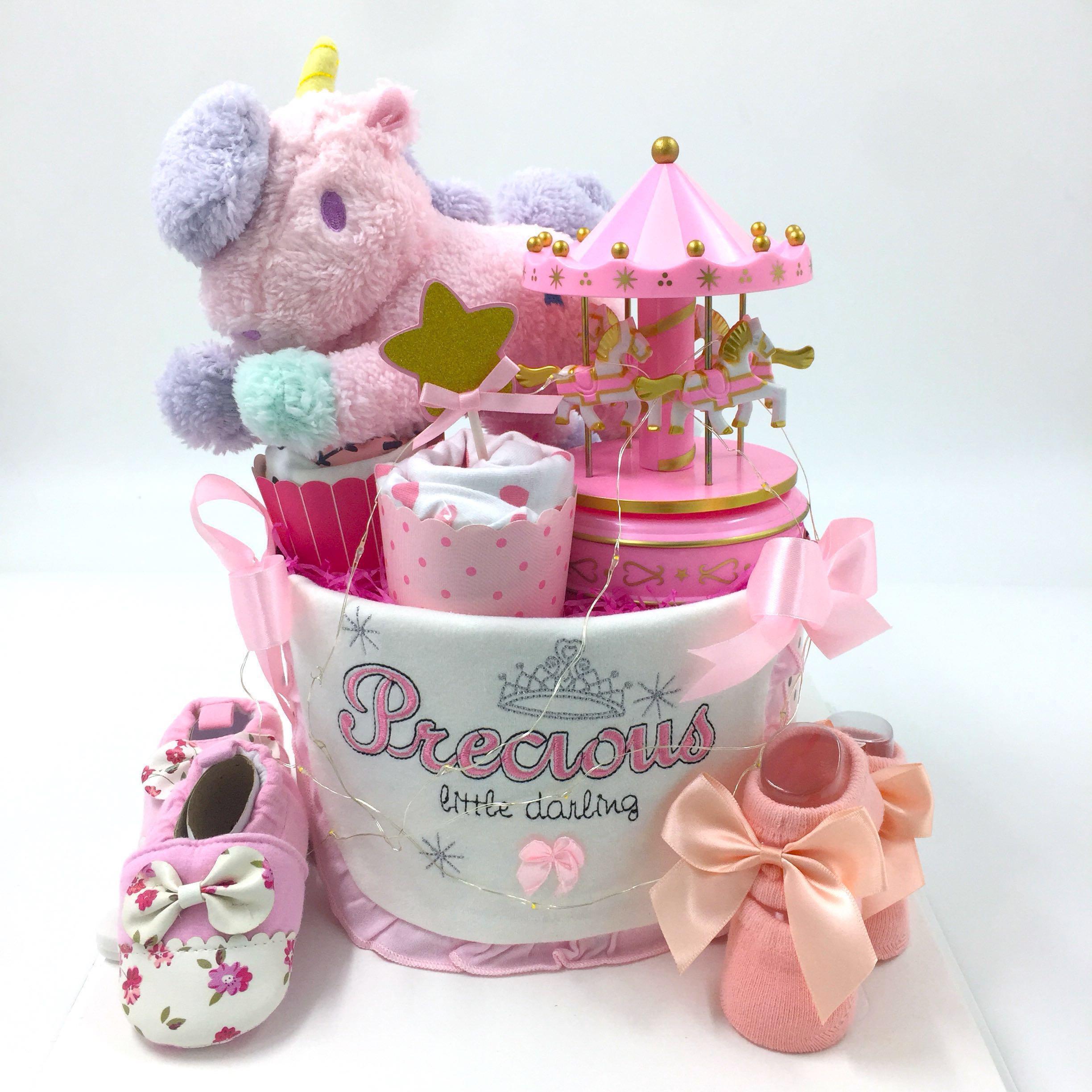 Unicorn Diaper Cake Babies Kids Babies Apparel On Carousell