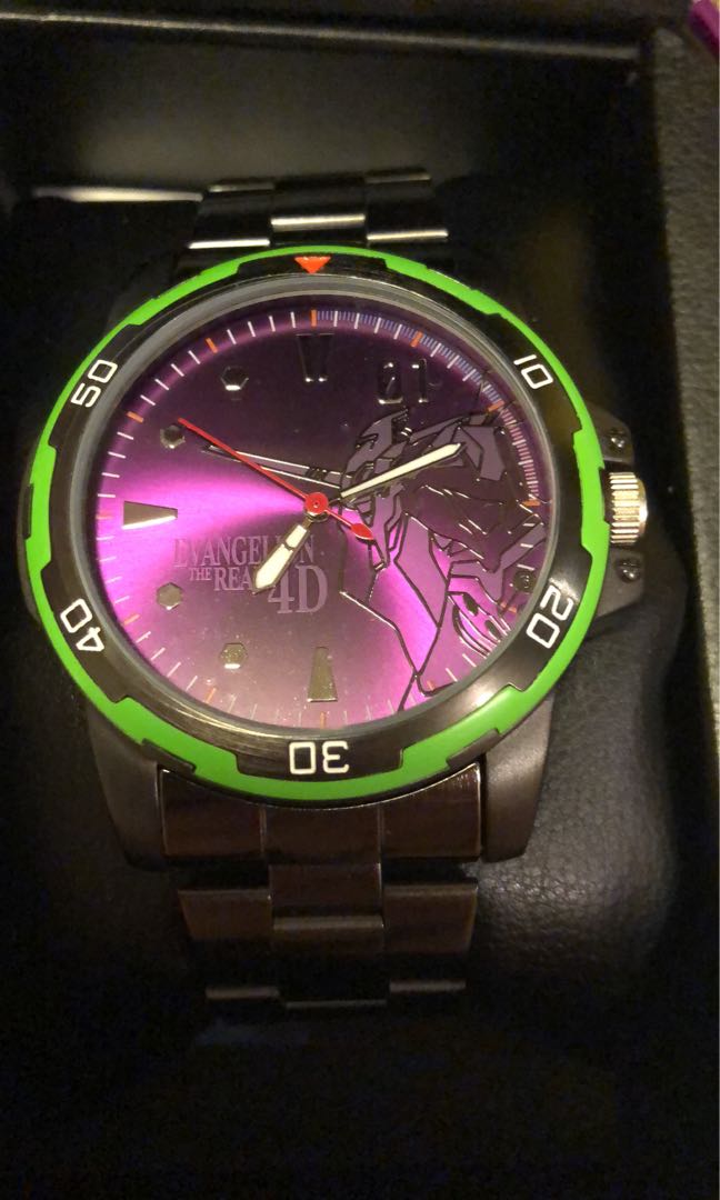 Want to sell > Evangelion limited edition USJ watch (with serial