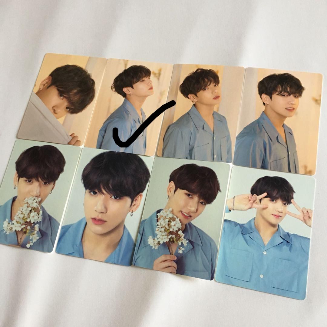 Wts Wtt Bts Love Yourself Ly Tour Mini Pc Photocard Jungkook Entertainment K Wave On Carousell