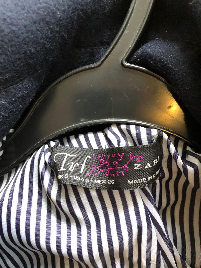 Zara Navy Blue Jacket, Women's Fashion, Coats, Jackets and Outerwear on