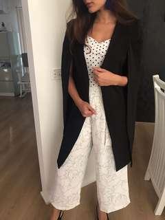 Black cape jacket