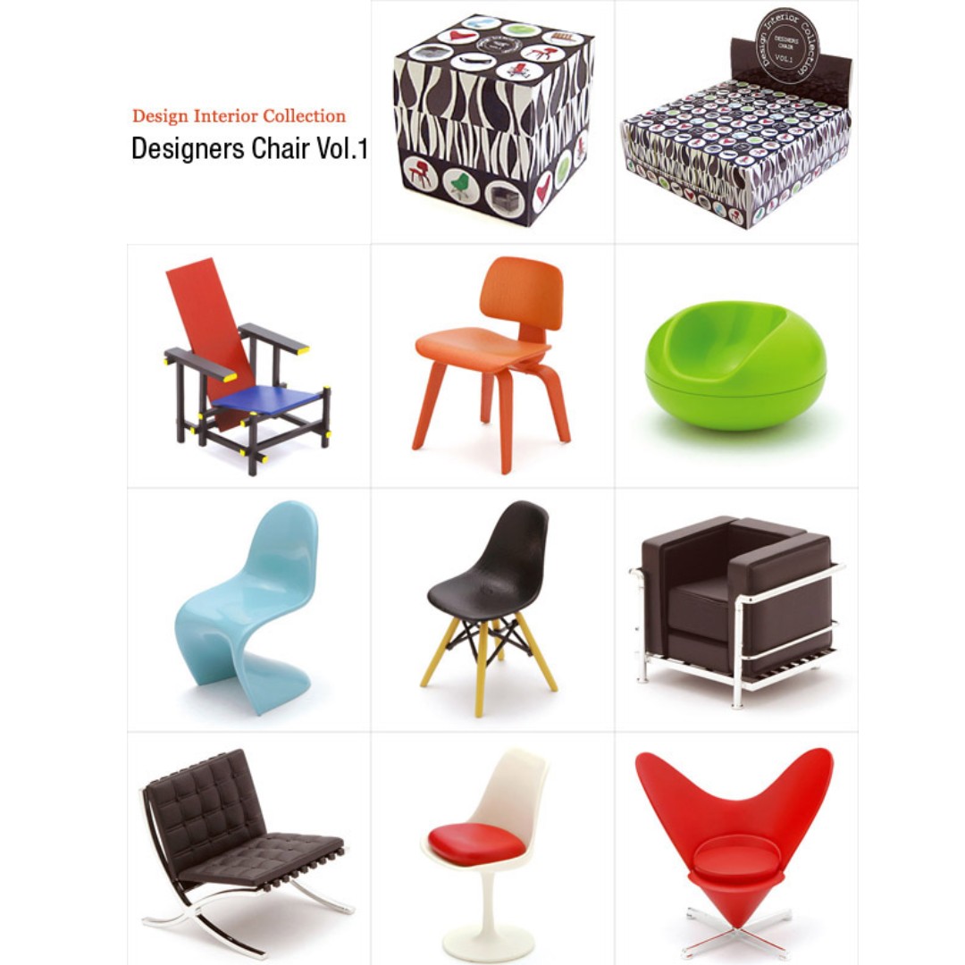 己停產] Japan Mini Designer Chair Designers Chair Collection Vol.1
