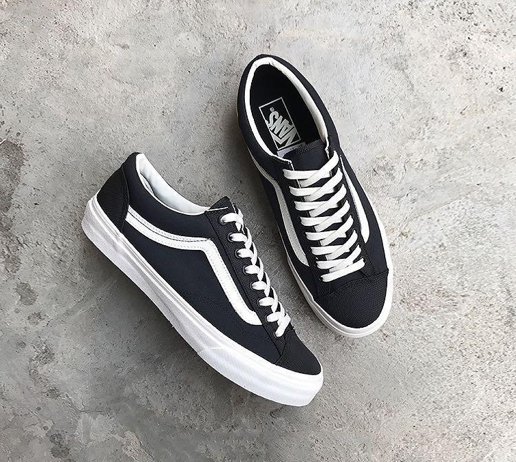 Vans style 36 black nylon top