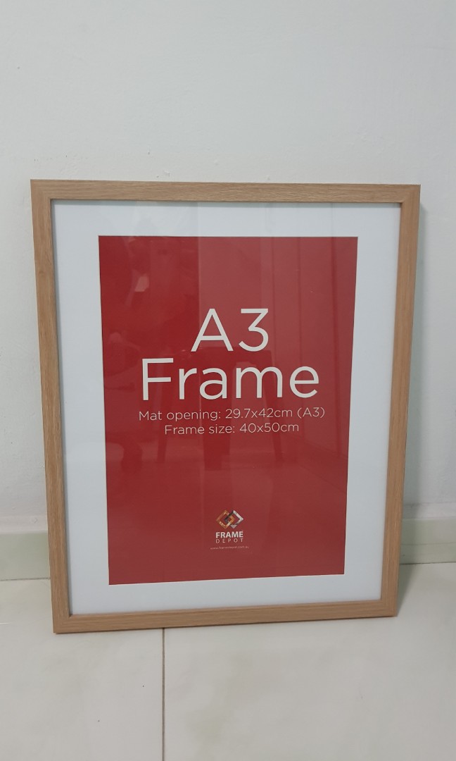 A3 Photo Frame, Furniture & Home Living, Home Decor, Frames & Pictures