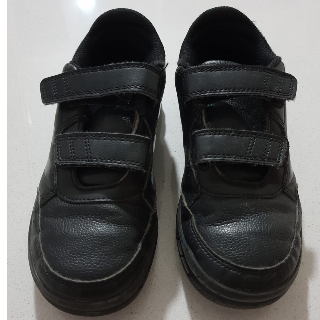 adidas black school shoes