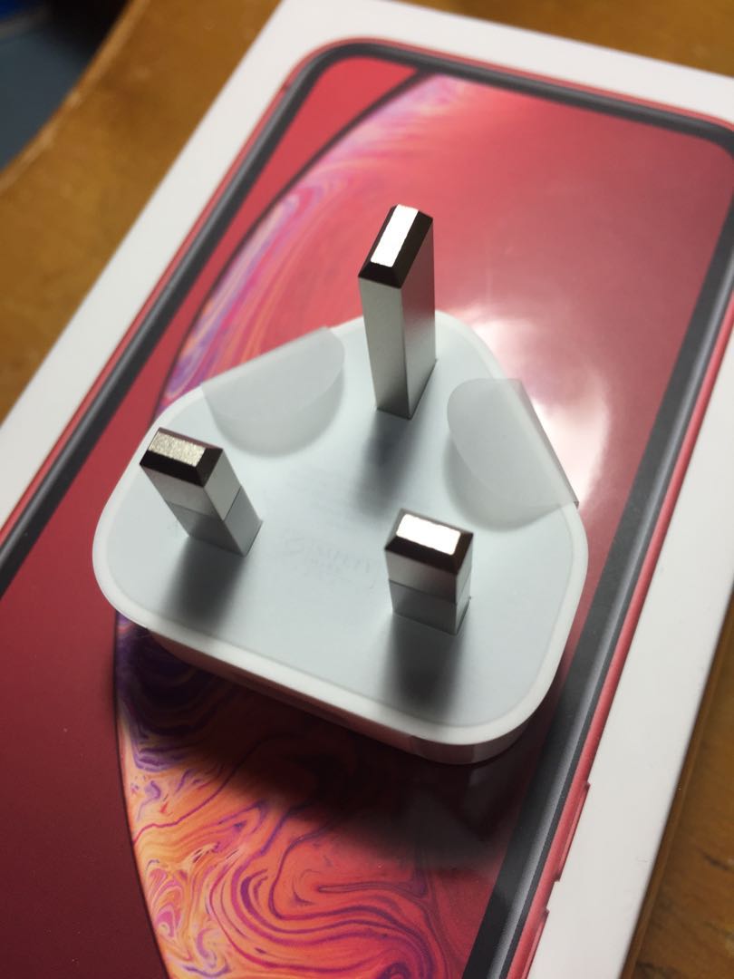 Apple iPhone XR No box 冇盒 原裝叉電器 charger only 100new, 手提電話, 手機, iPhone