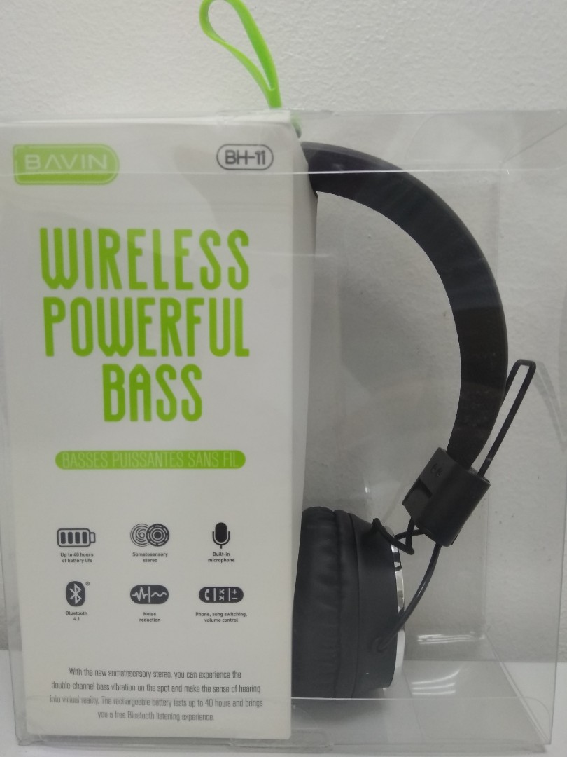 BAVIN BH-11 WIRELESS POWERFUL BASS 
