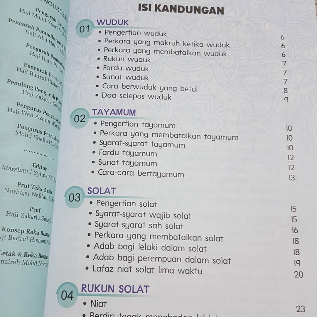 Belajar Solat Dengan Sempurna Books Stationery Books On Carousell