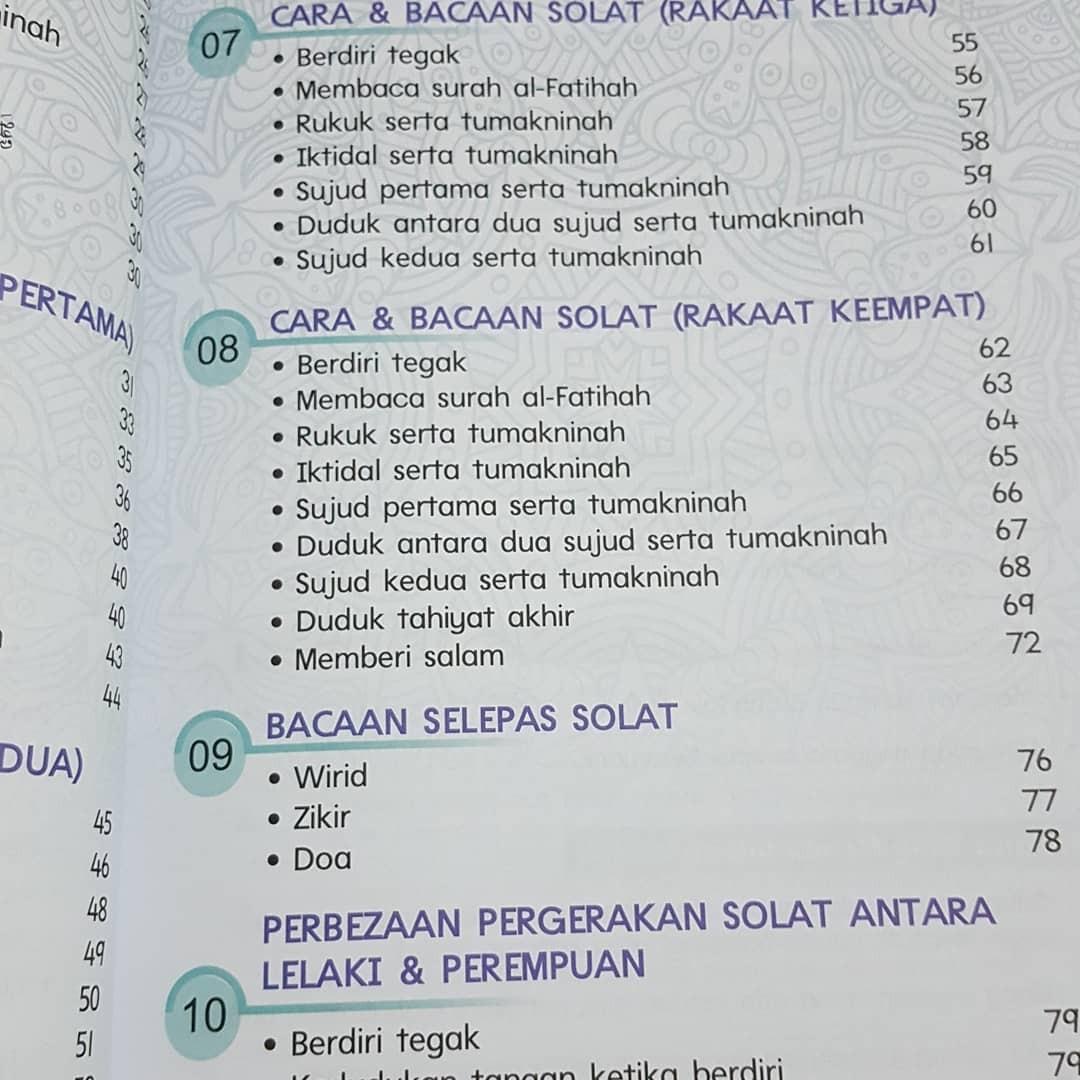 Belajar Solat Dengan Sempurna Books Stationery Books On Carousell