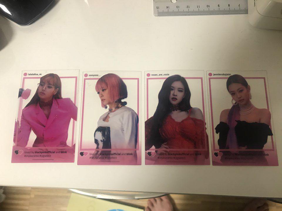 Blackpink In Your Area Limited Photocard Set Entertainment K Wave On Carousell