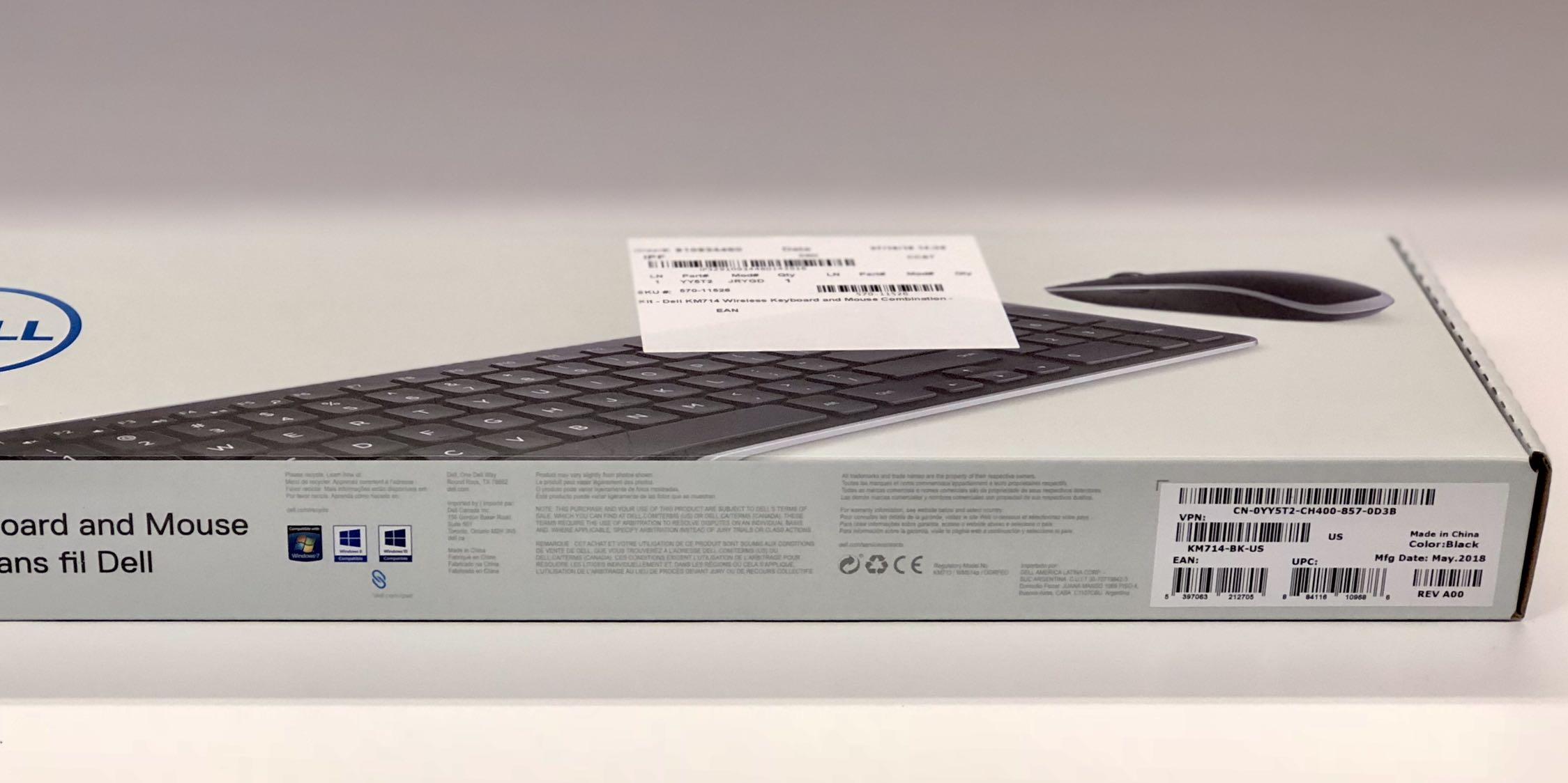 Brand New Dell wireless keyboard and mouse combo KM714, Computers