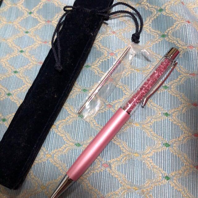 Brand New pink Swarovski ballpoint pen, Hobbies Toys, Stationery