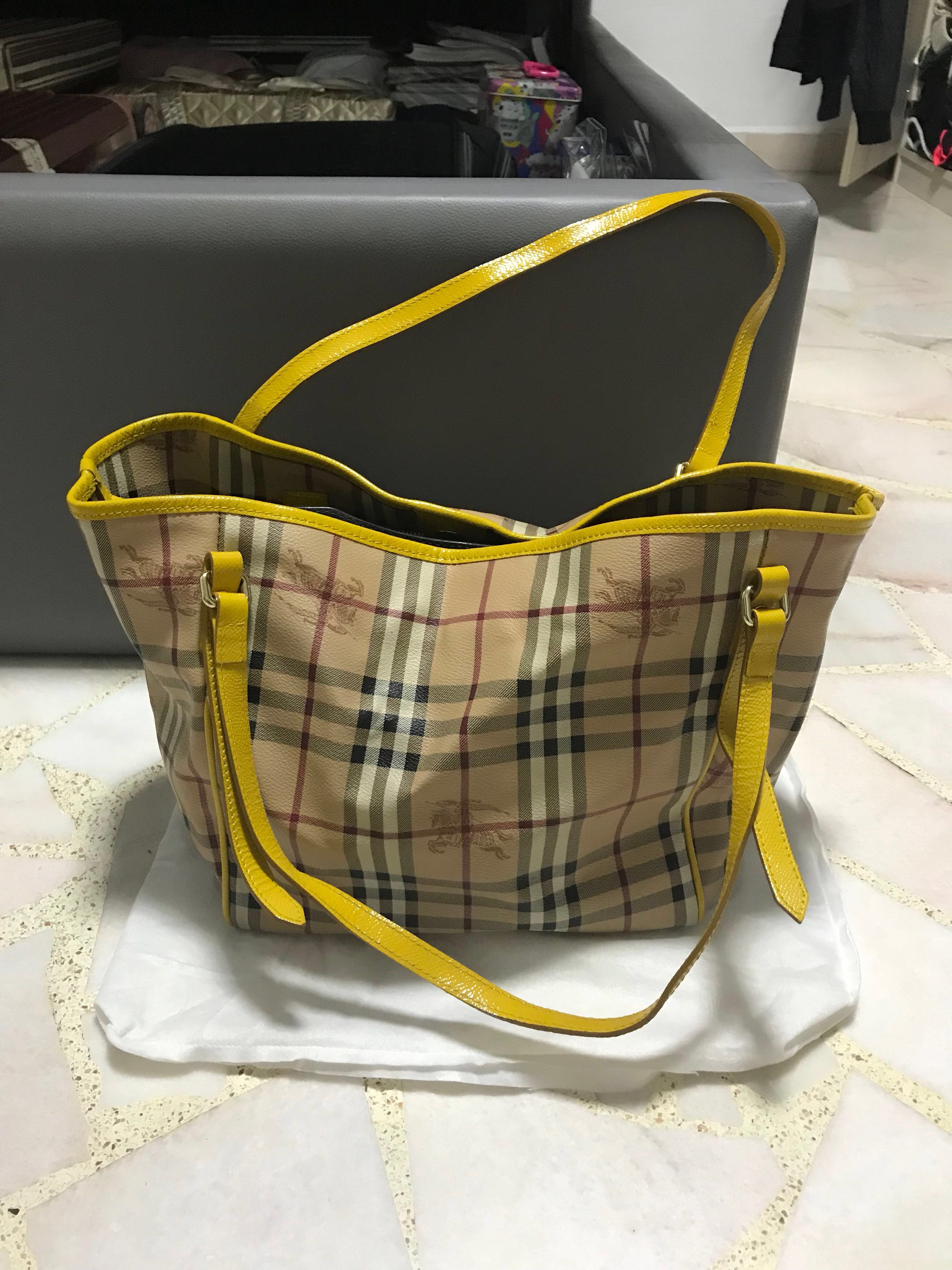 Burberry Yellow Shoulder Bag