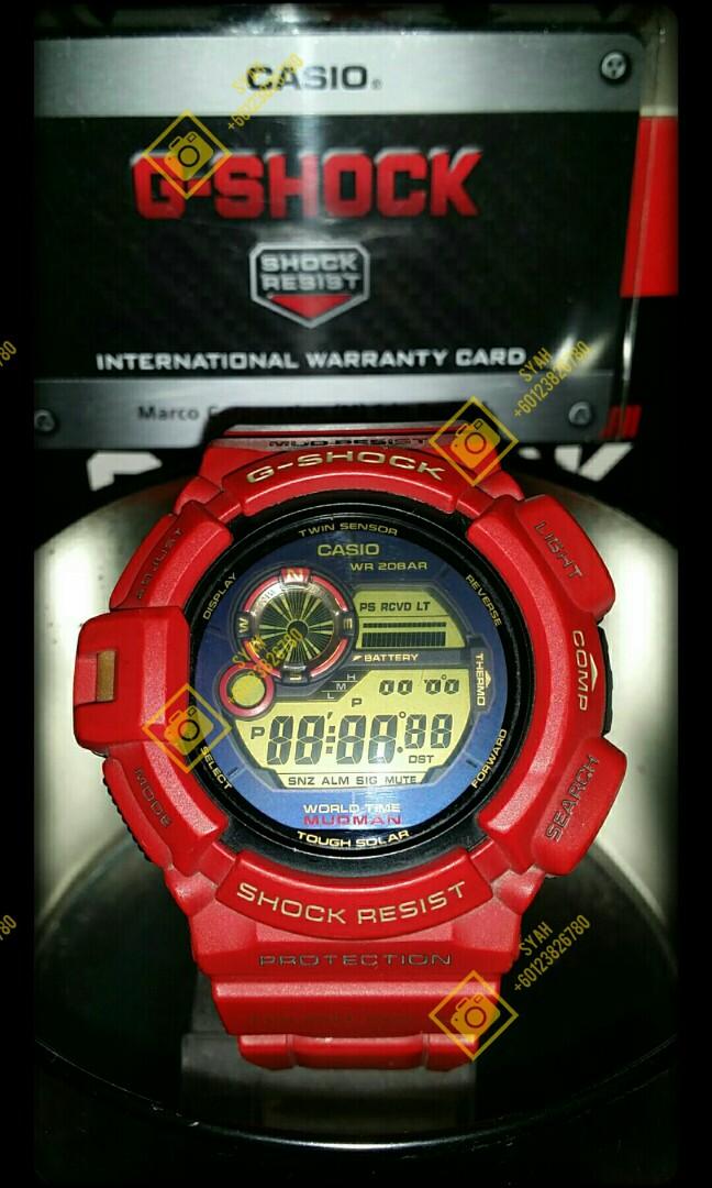 Casio G Shock G9330A 4 Mudman 30th Anniversary Tough Solar Made In Japan