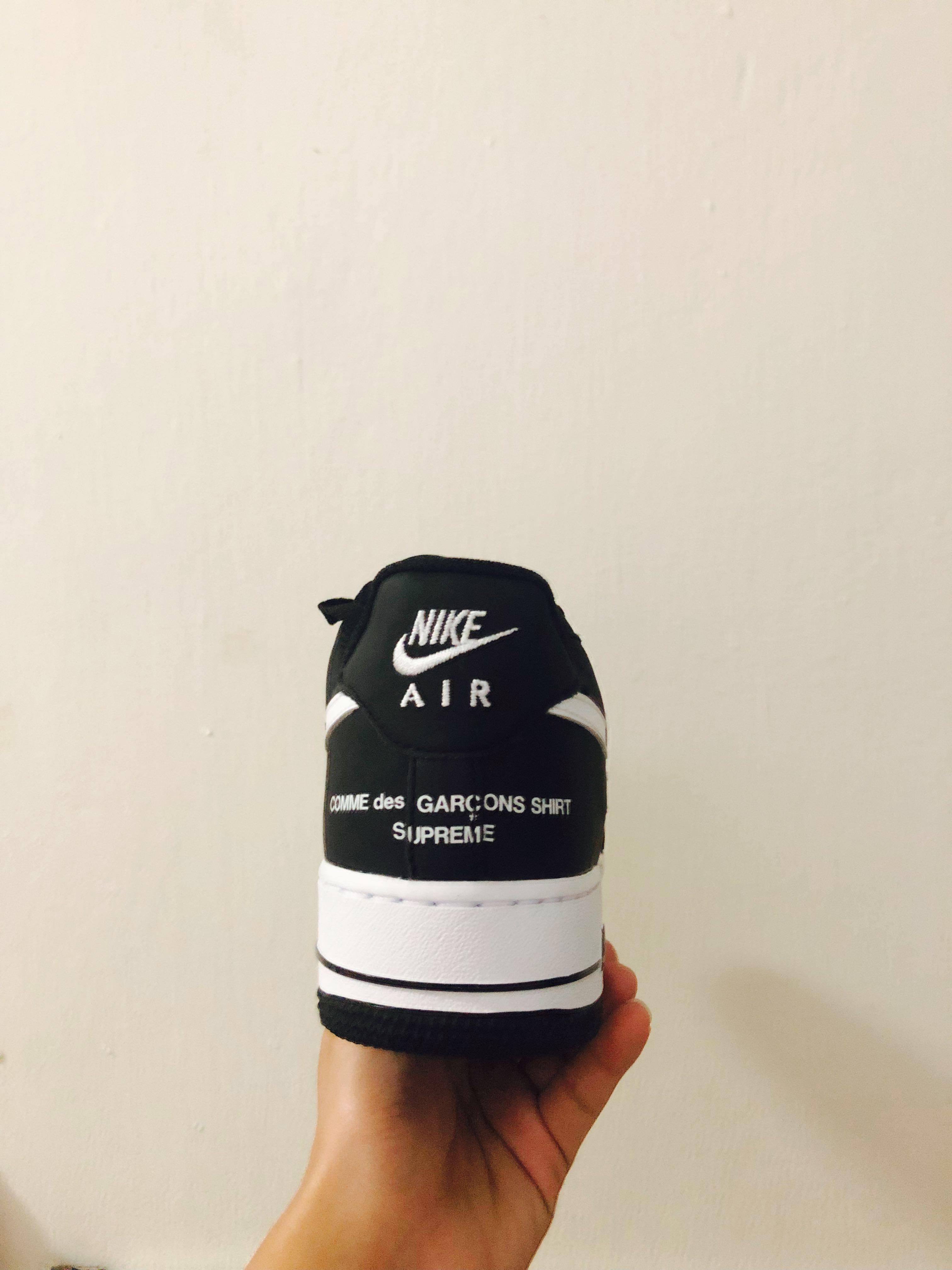 Cdg x supreme discount af1