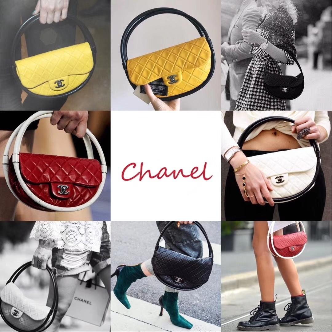 Chanel hula hoop small bag, Luxury, Bags & Wallets on Carousell