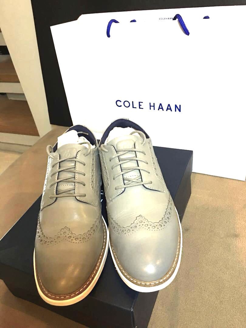 Cole Haan Grand Evolution Wingtip Oxford Ironstone Leather Womens 8B Women s Fashion Footwear Loafers on Carousell