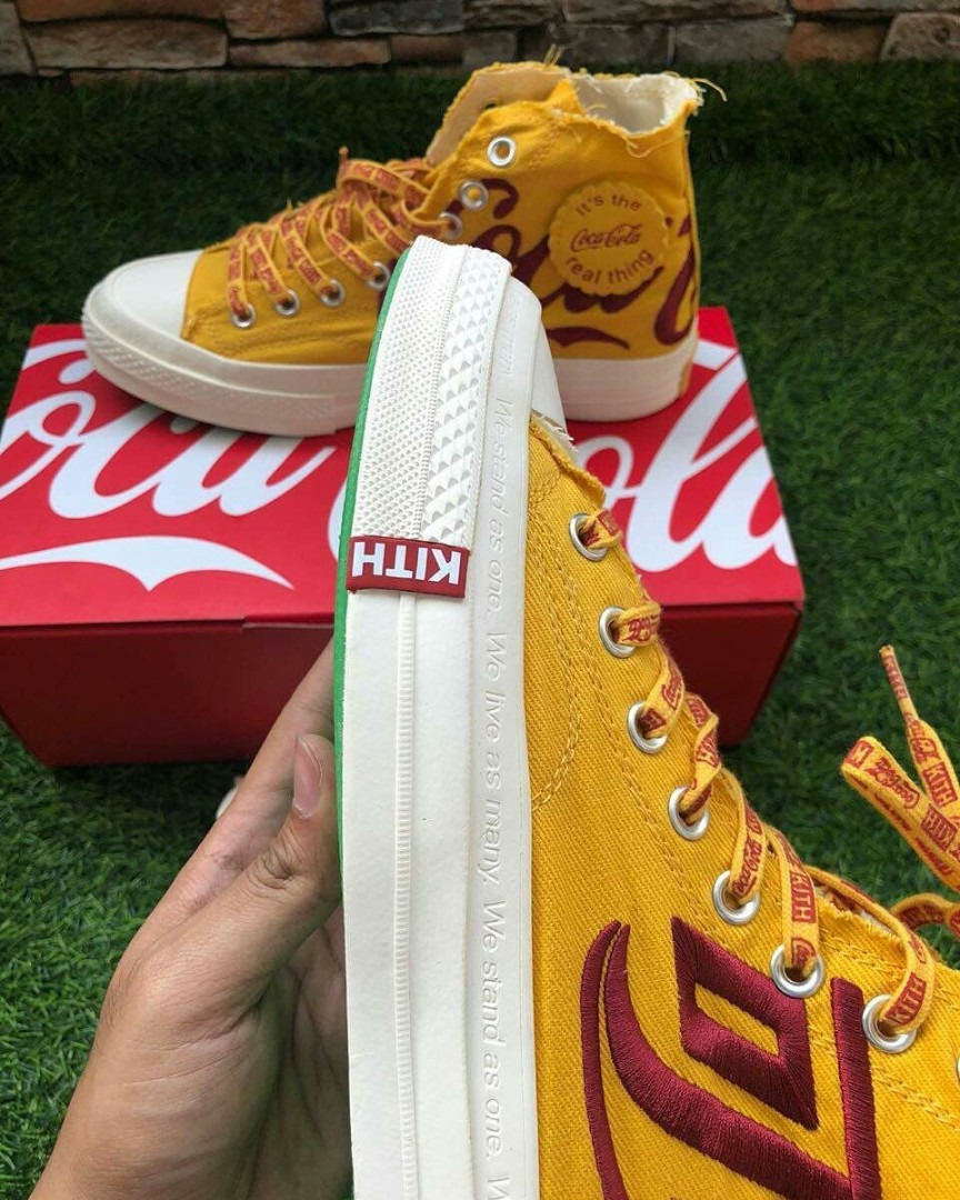 Coca cola outlet converse yellow