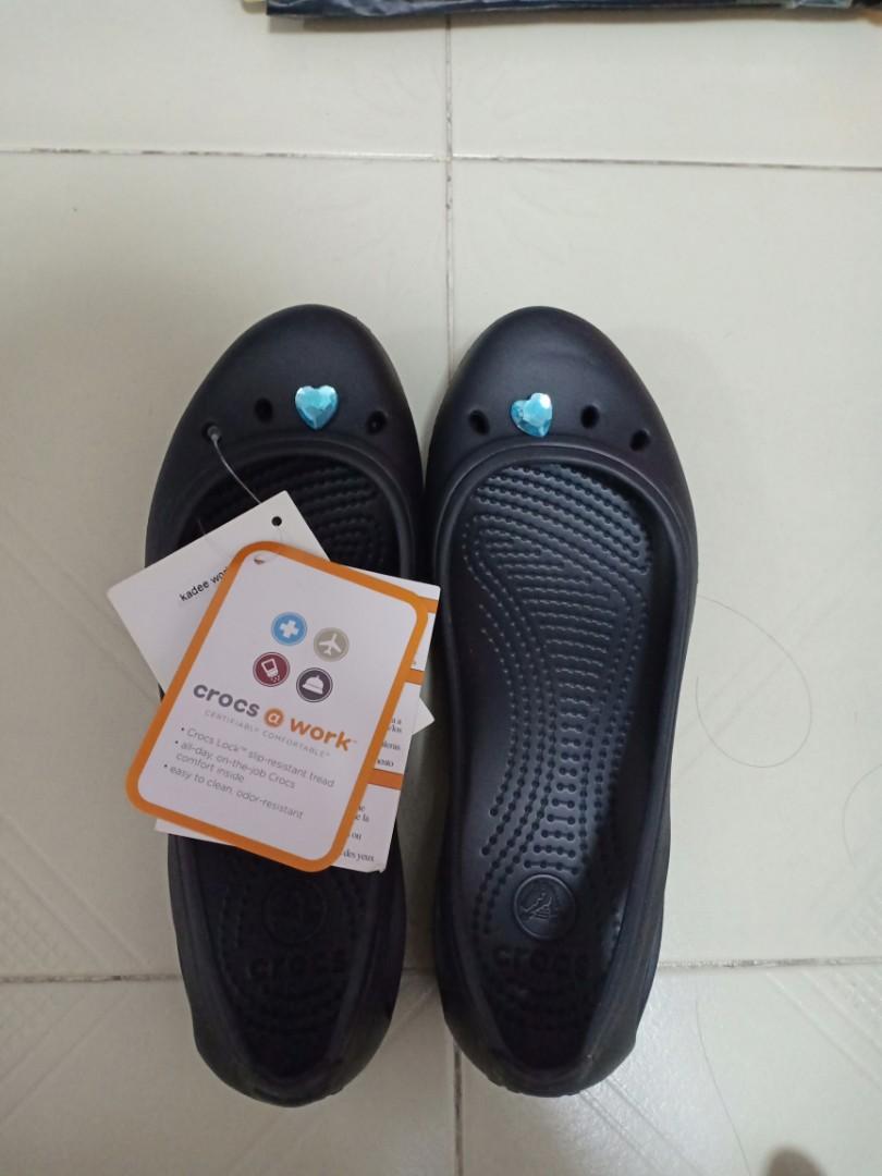 crocs kadee work flat