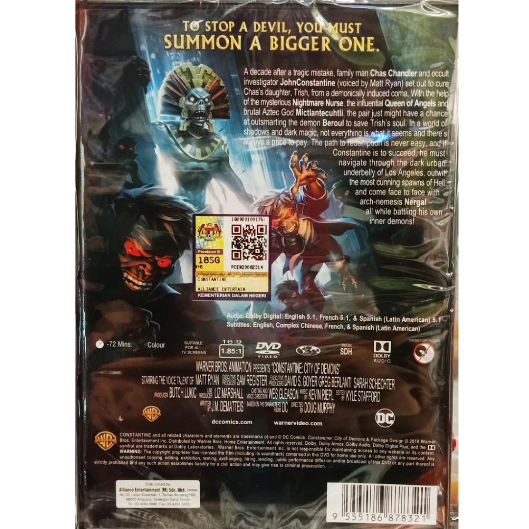 DC Anime Constantine City Of Demons The Movie Hobbies Toys