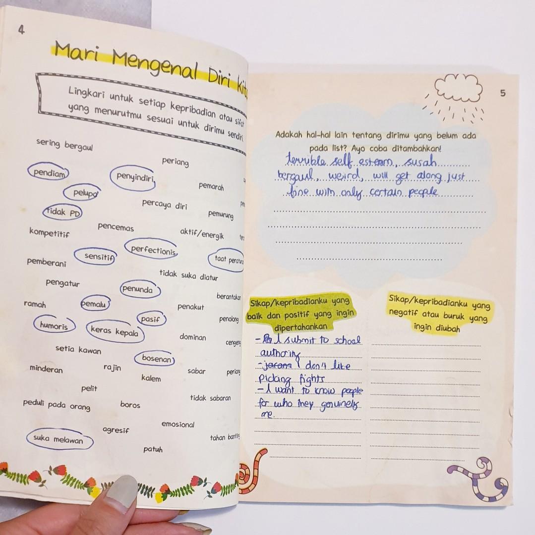 Prelovedwithlove Dear Me Journal Self Help Diary Bahasa Indonesia Buku Alat Tulis Buku Di Carousell