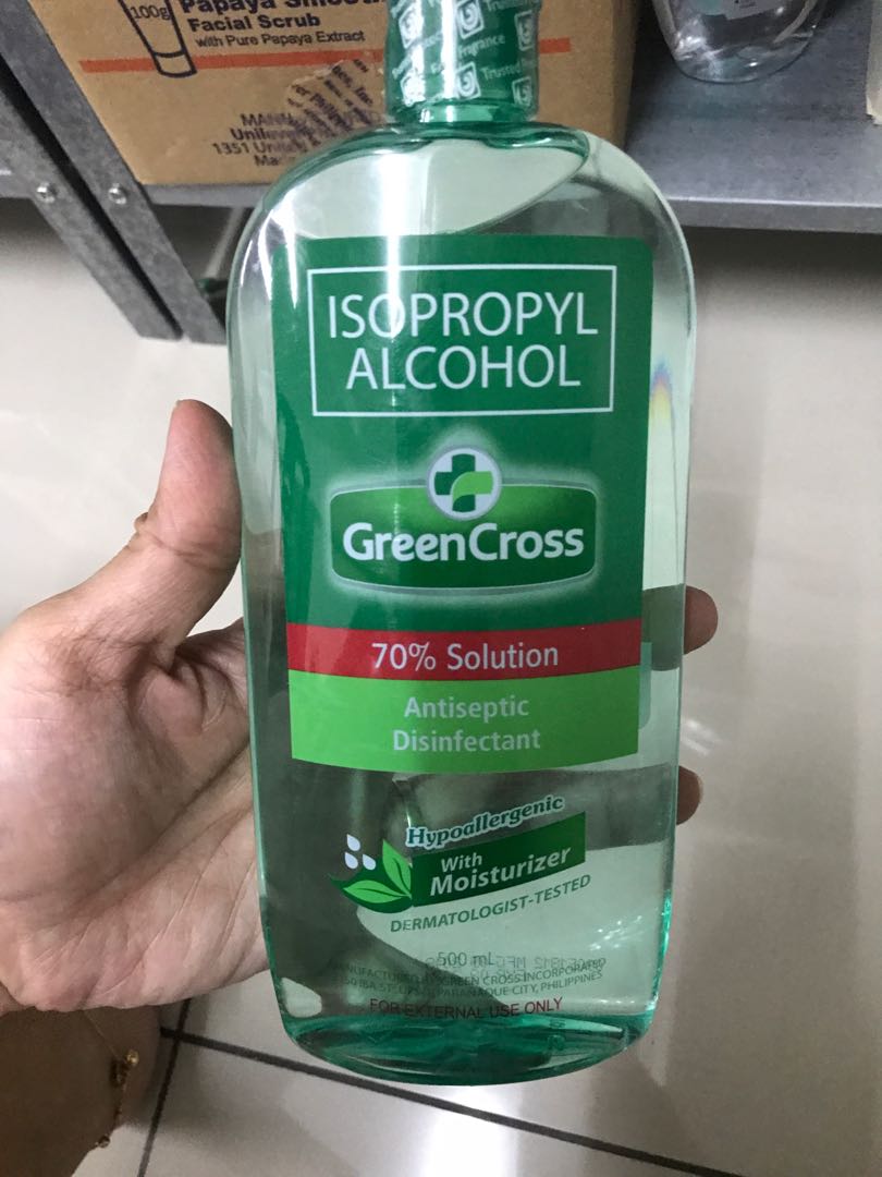 Green Cross Isopropyl Alcohol 250ml Health Beauty Skin Bath Body On Carousell