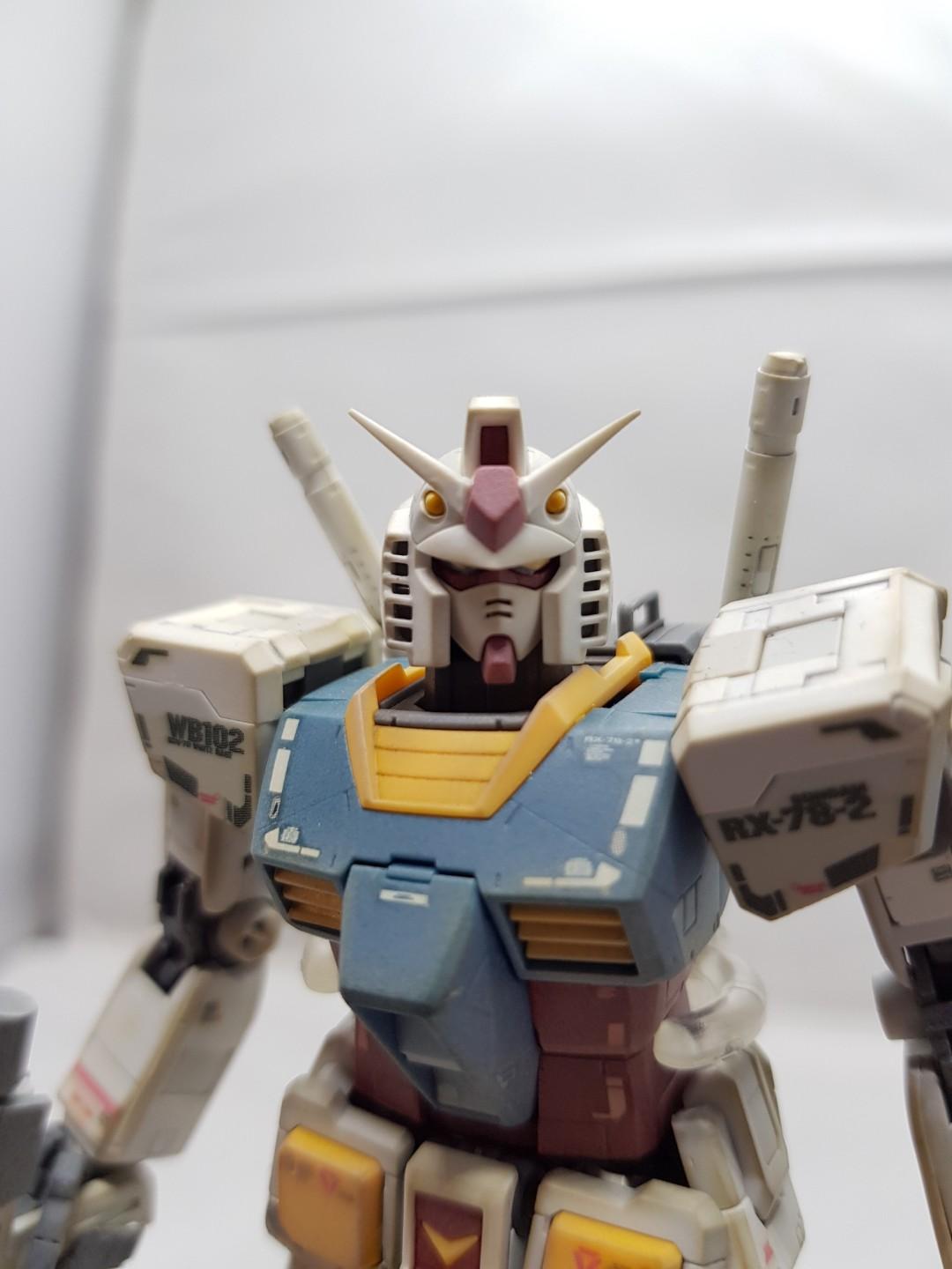 Gundam Rg 1 144 Rx 78 2 Custom Painted With Weathering Effect Comes With Stand Toys Games Bricks Figurines On Carousell Gundam Rg 1 144 Rx 78 2 Custom Painted With Weathering Effect Comes With Stand Toys Games Bricks Figurines On Carousell